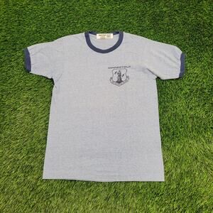 Vintage Connecticut Air National Guard Shirt Womens S/M 17x24 Blue